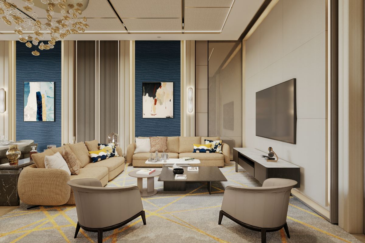 Spacious, well-designed interiors