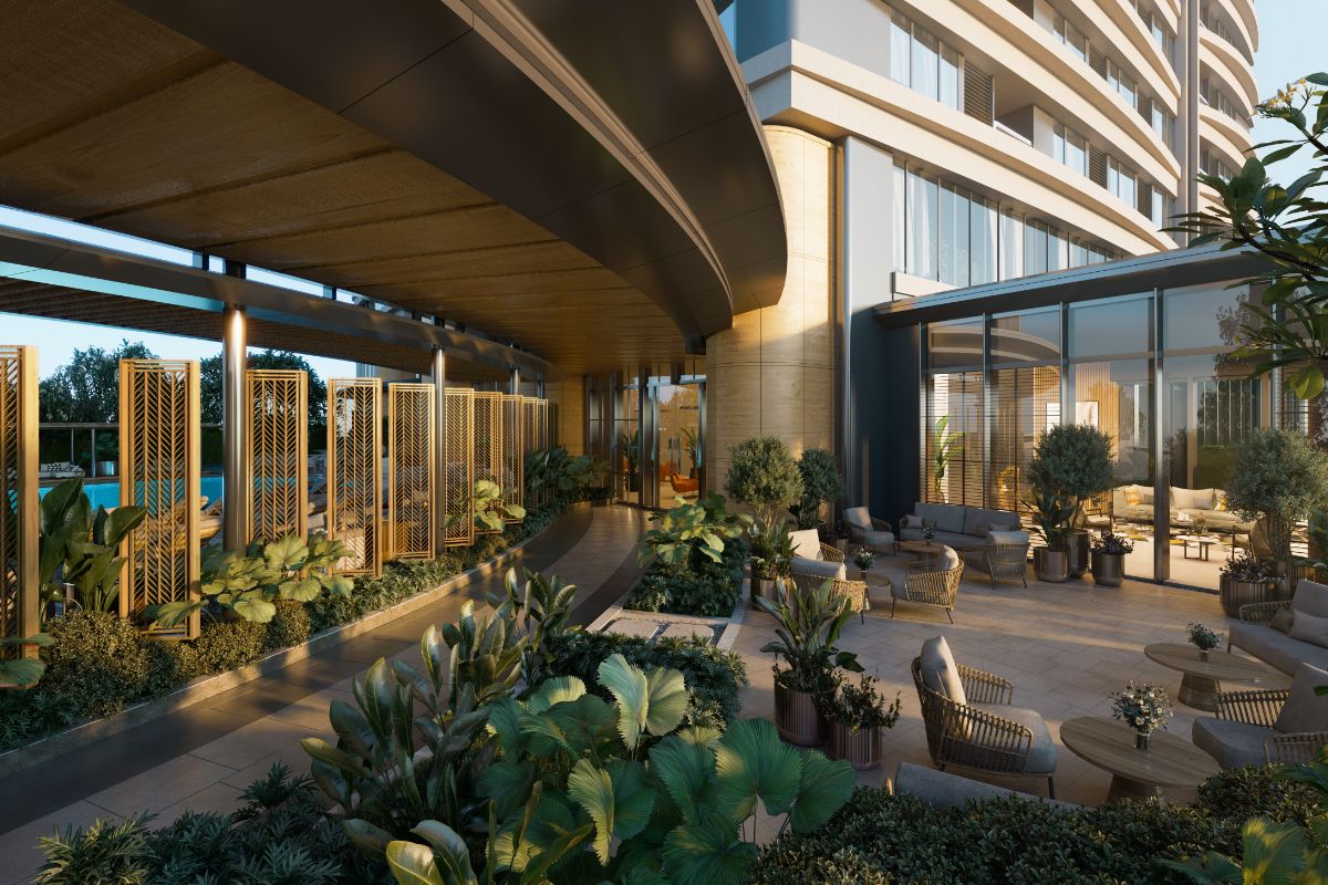 walkway with plants helping creative entrepreneurs on work breaks
